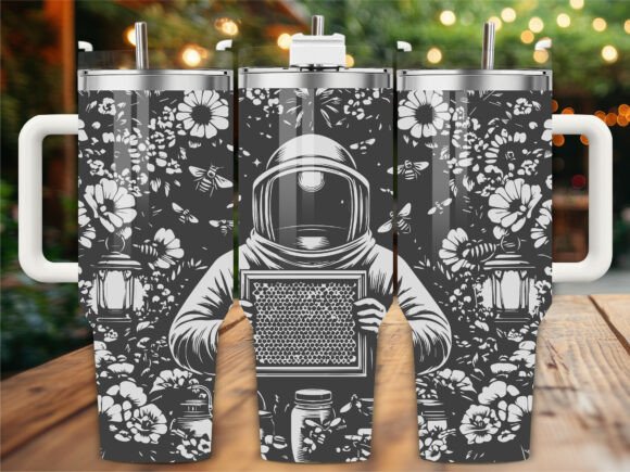 Beekeeper Honey Tumbler Wrap Graphics for Tumbler Wraps