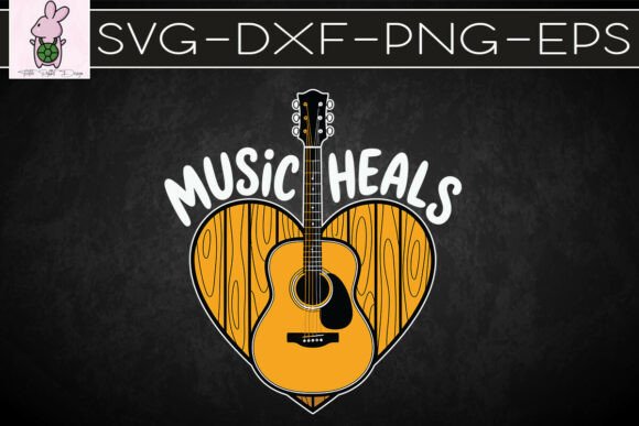 Music Heals Guitar Lover Player SVG Review for Real Design Work