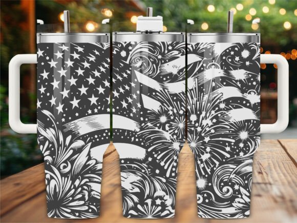 Patriotic Flag Tumbler Graphics & Tumbler Wraps Review