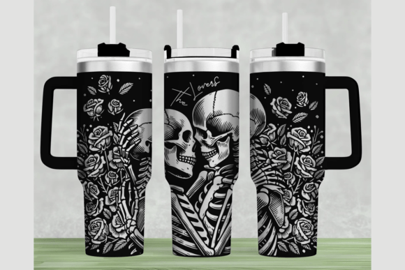 Skeletons Hugging Tumbler Laser File – Graphics & Tumbler Wraps
