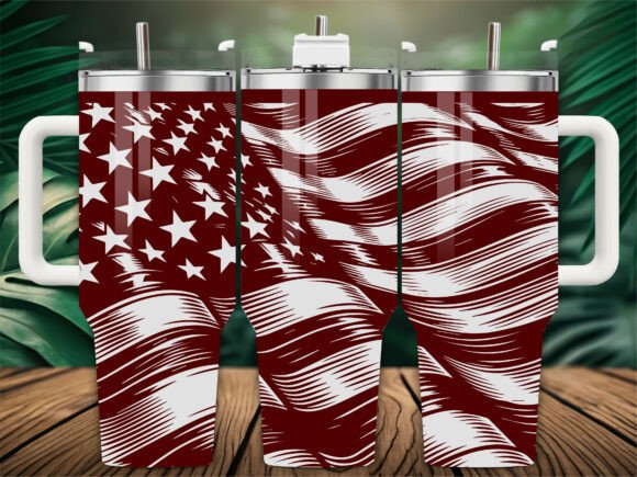 Waving USA Flag Tumbler Review for Embroidery Pros