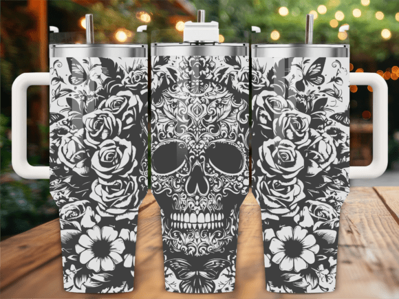 Wildflower Skull Tumbler: Graphics & Tumbler Wraps Review